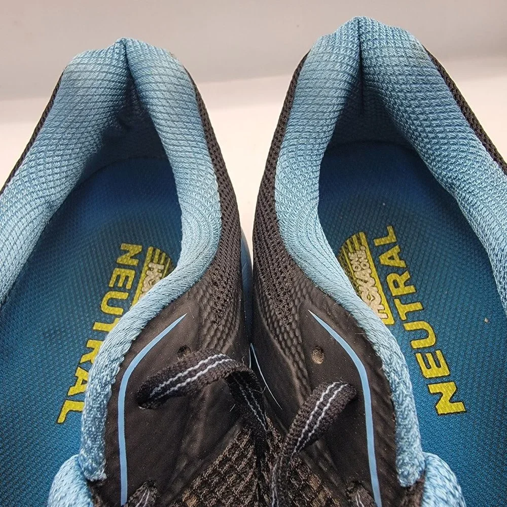 Hoka One One Mens Size 12 Napali Black Blue Yellow Running Sneakers Shoes_11